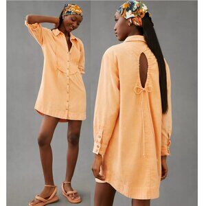 Pilcro Peach Mini Dress